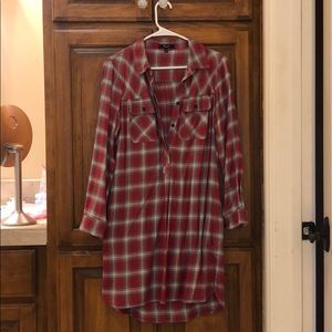 Madewell Flannel Dress